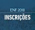Último prazo de inscrições online para o ENF2018